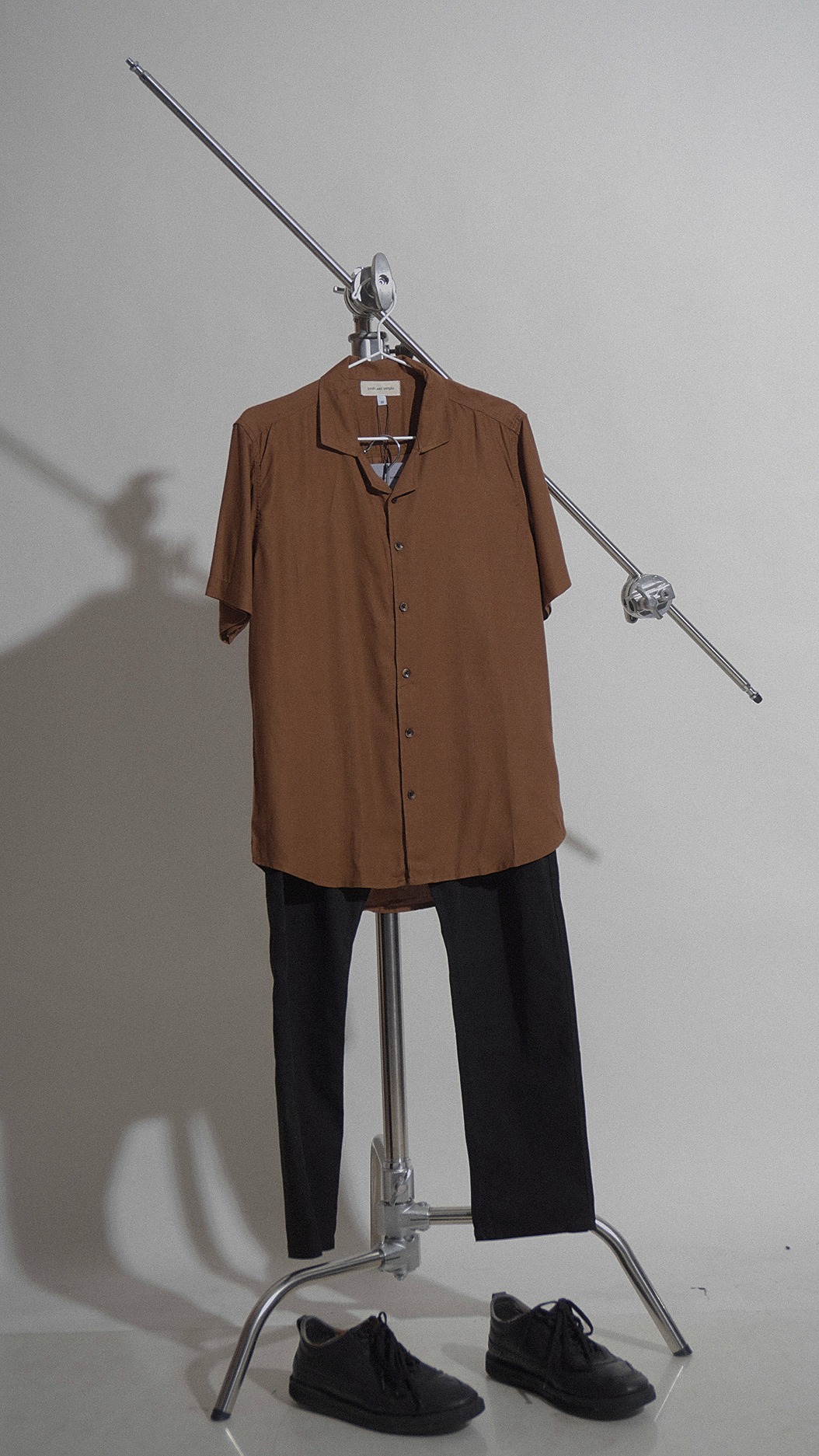 Its A Simple Shirt - Brown - Image 3