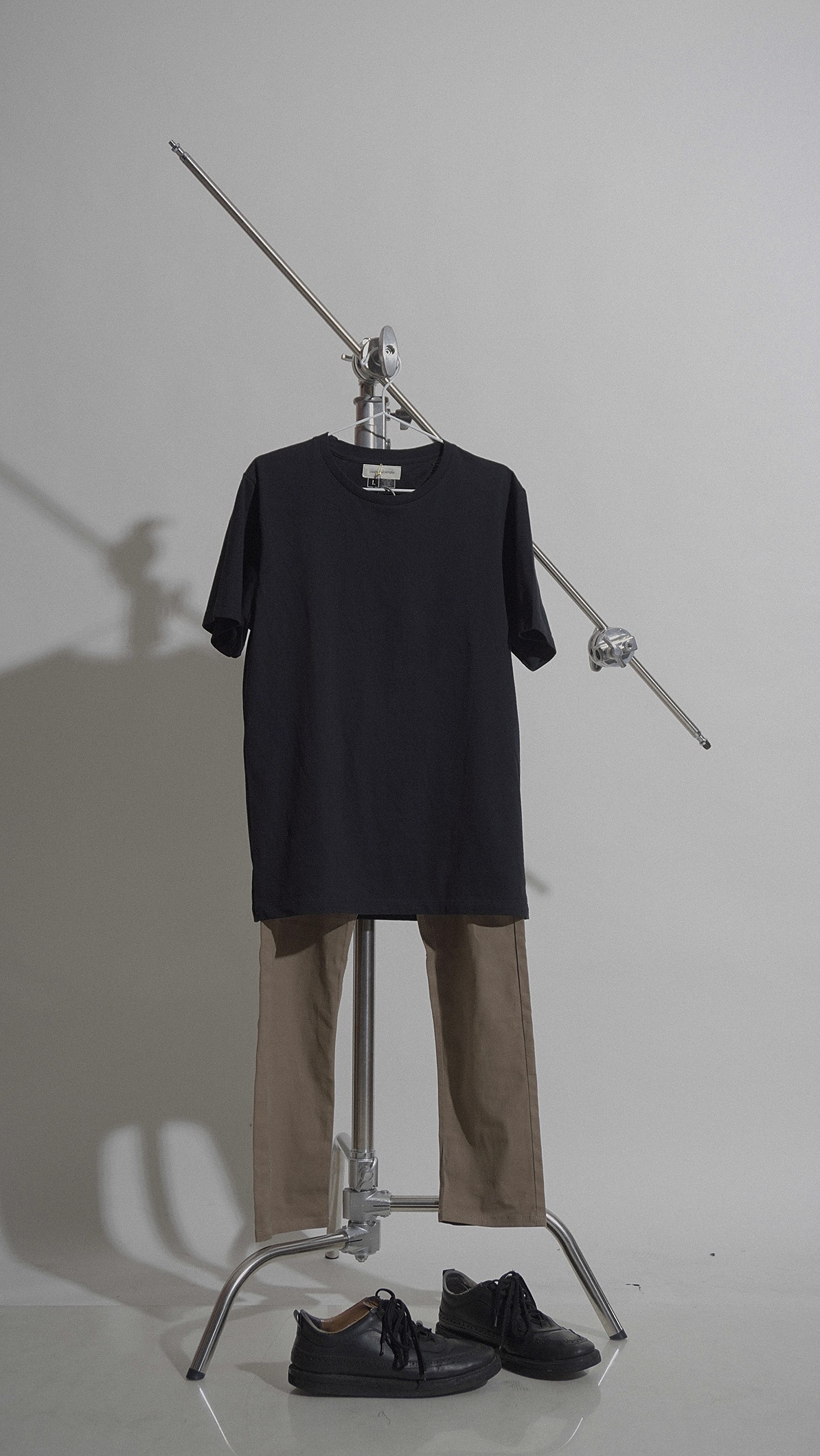 Plain and Simple Tshirt - Black - Image 2