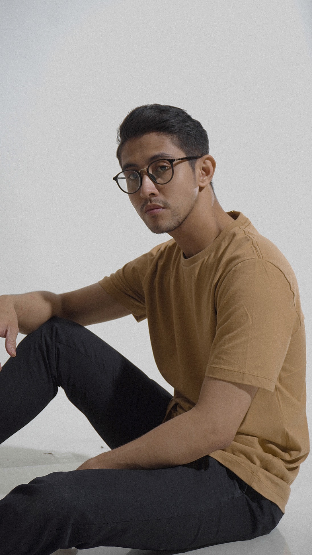 Plain and Simple T Shirt - Brown - Image 2