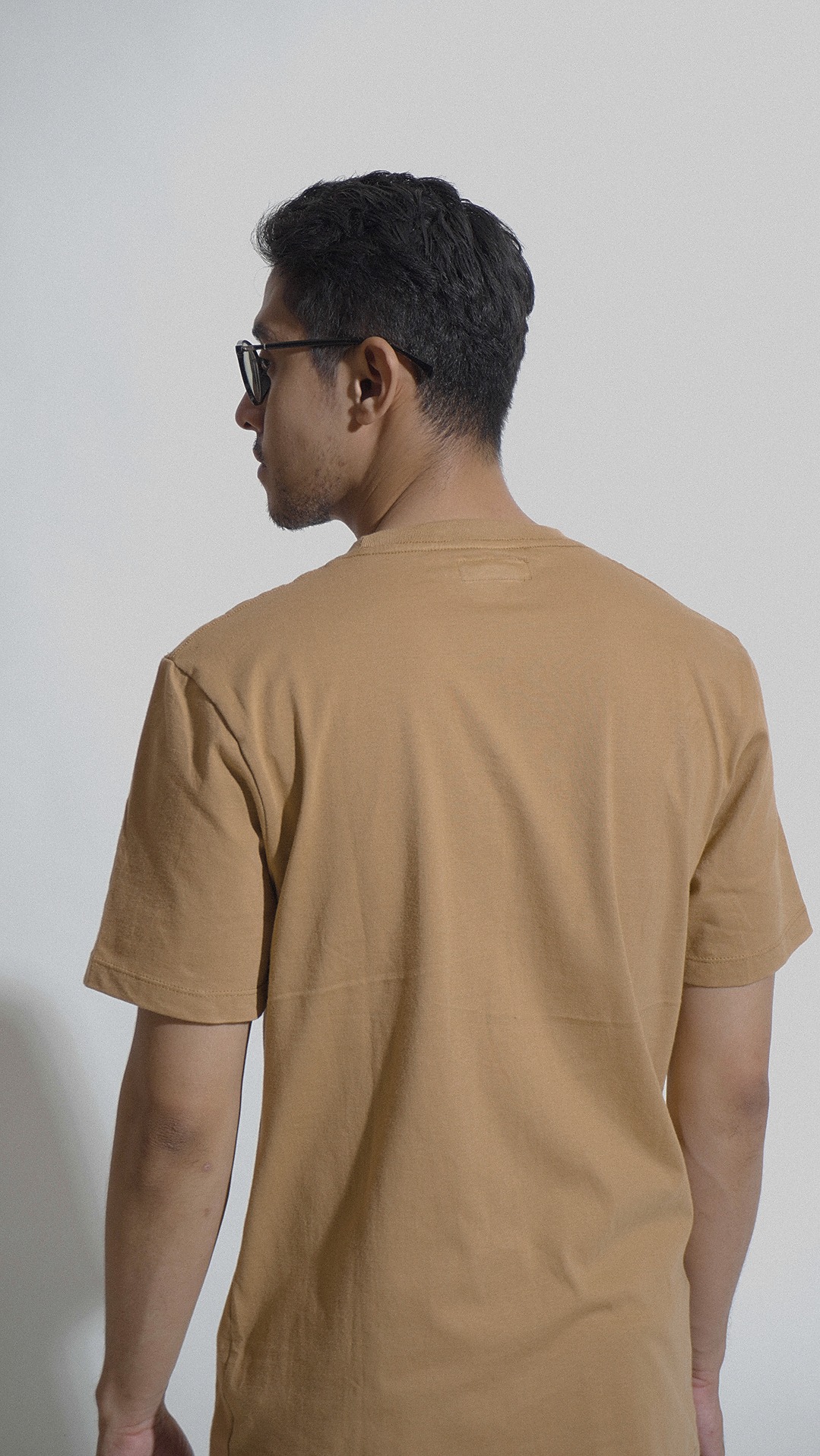 Plain and Simple T Shirt - Brown - Image 4