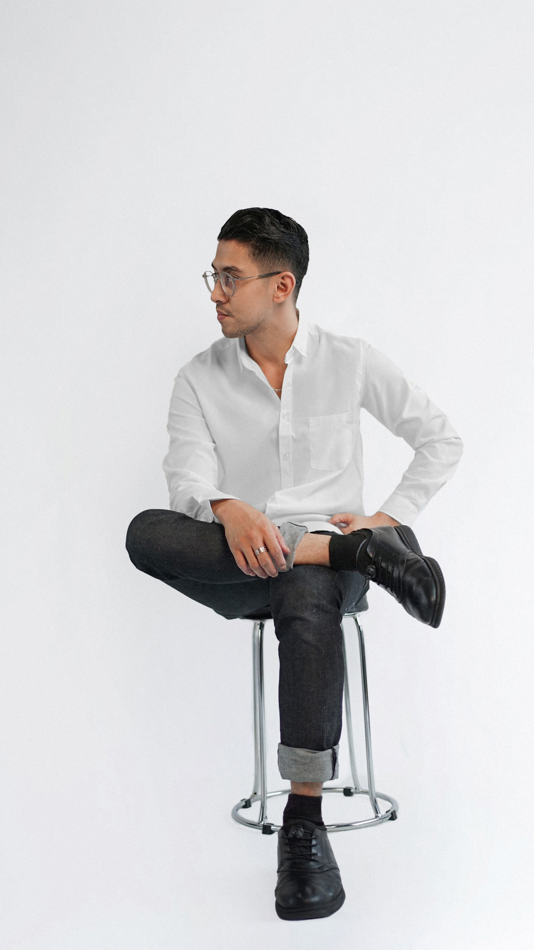 Organic Cotton Button-down Oxford Shirt – White