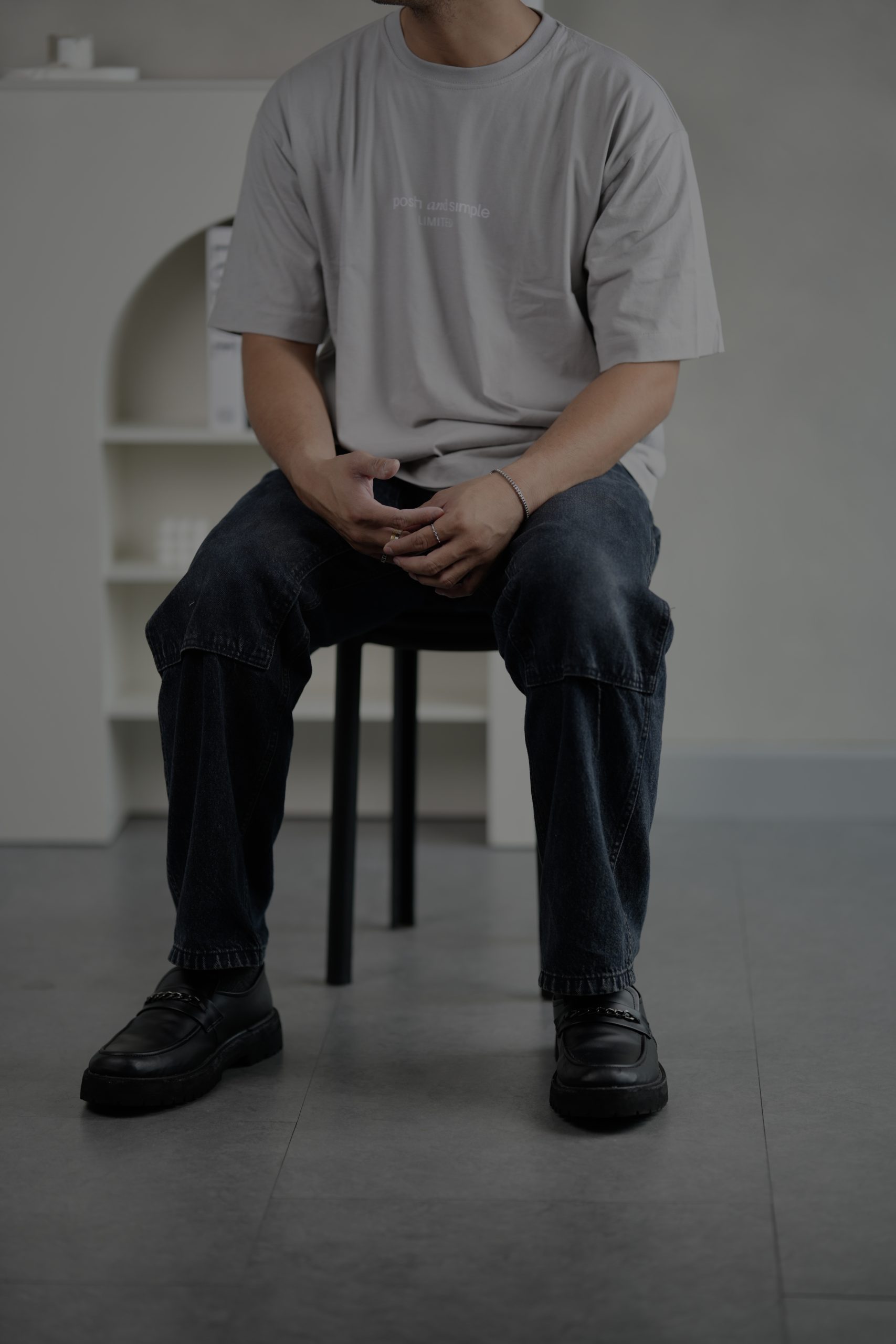 Signature Logo Oversized Limited XXV Light Grey